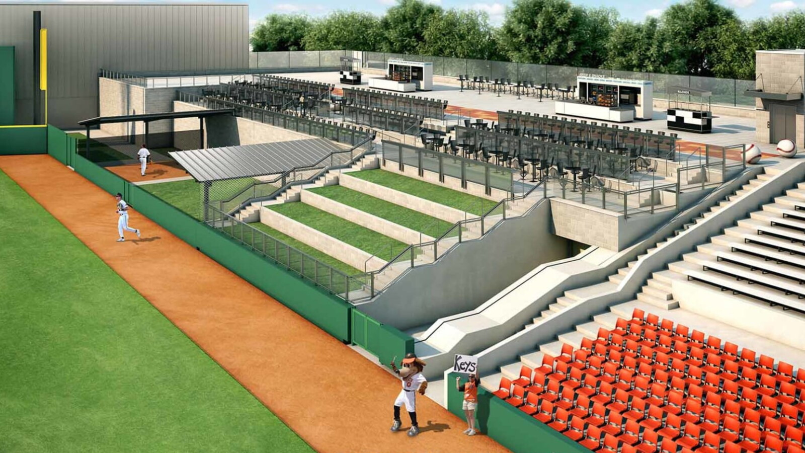 Photograph of Local Stadium Renovation: Nymeo Field at Harry Grove Stadium